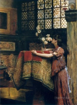 In My Studio Romantic Sir Lawrence Alma Tadema Oil Paintings
